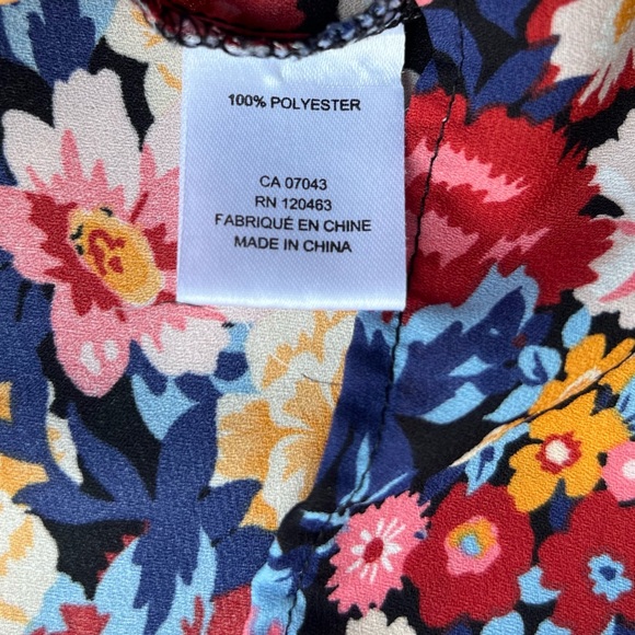 Women’s Alex & Lili large Vibrant Floral  Blouse - Picture 2 of 8